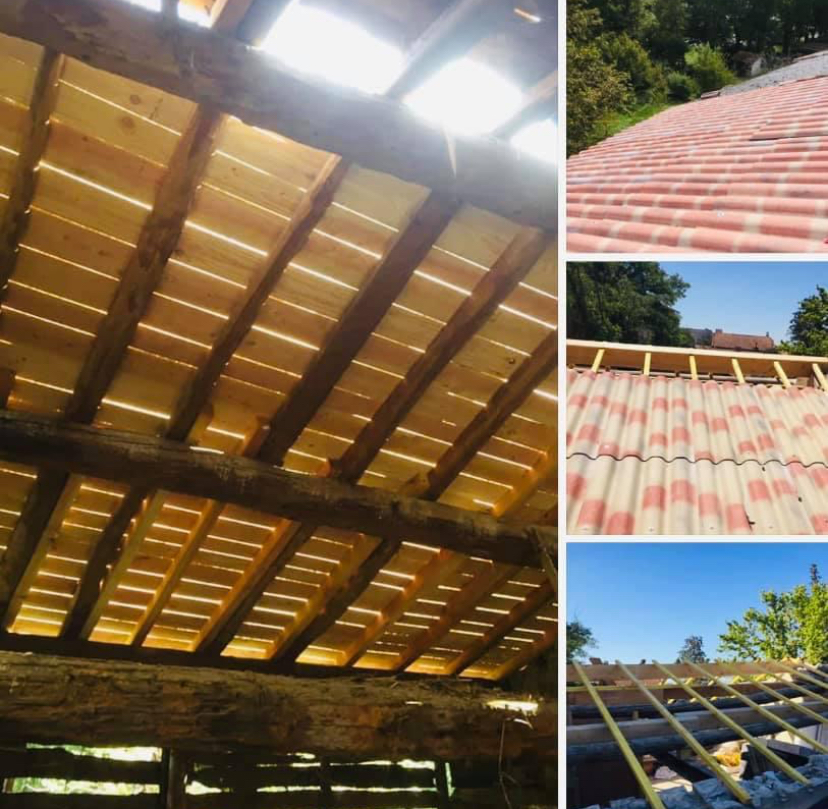 Charpente bois intérieur renovation Ariège — Jason Rozel couvreur